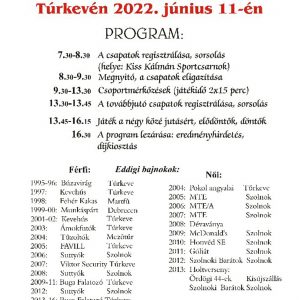 Június 11 Munkáskupa Túrkevén