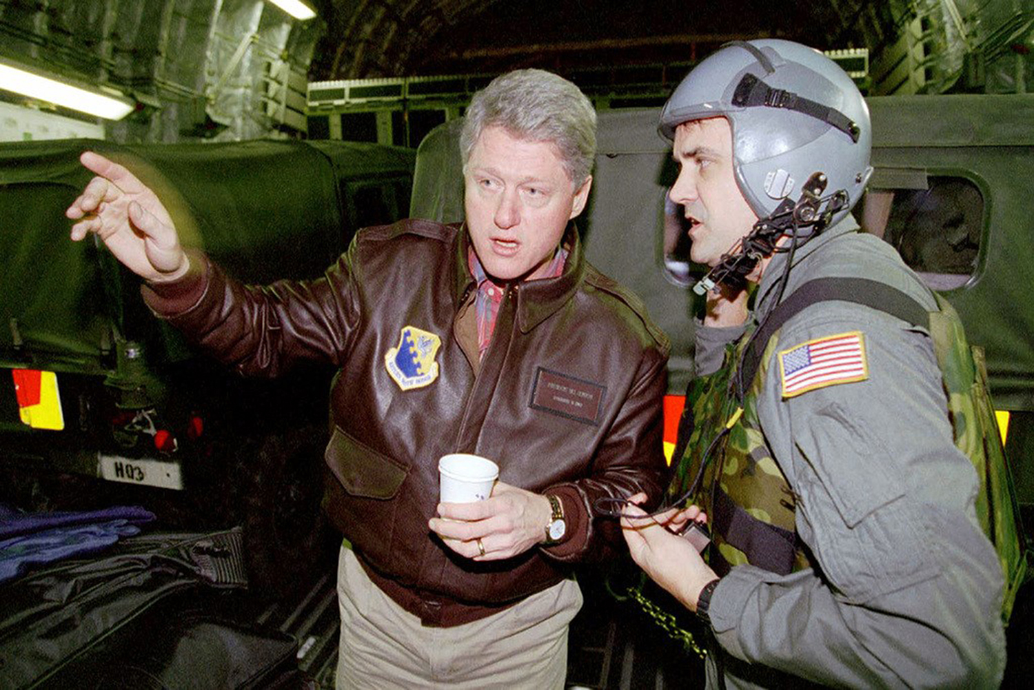 Bill Clinton 1996-ban Taszáron