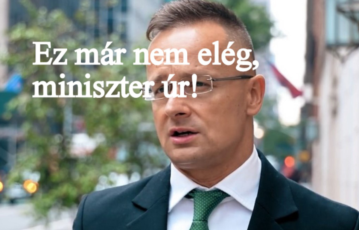 Ez már nem elég, miniszter úr!