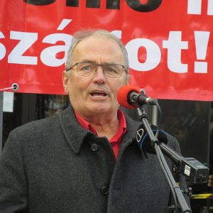 Munkáspárti békegyűlés Budapesten - Thürmer Gyula