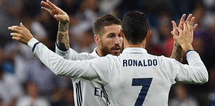 Cristiano Ronaldo és Sergio Ramos újra egy csapatban