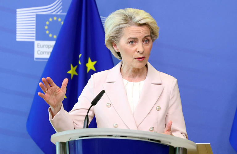 Ursula von der Leyen Az EU újabb szankciós csomagot javasol Oroszországgal szemben