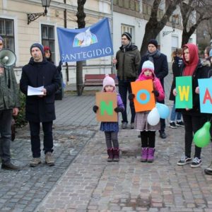 Pécsen is felvonulnak a békéért az év első napján