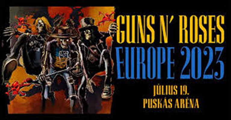 A Guns n' Roses 17 év után visszatér Budapestre