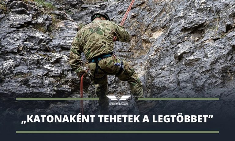 „Katonaként tehetek a legtöbbet”