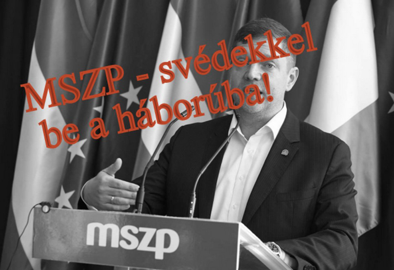 MSZP svédekkel be a háborúba!