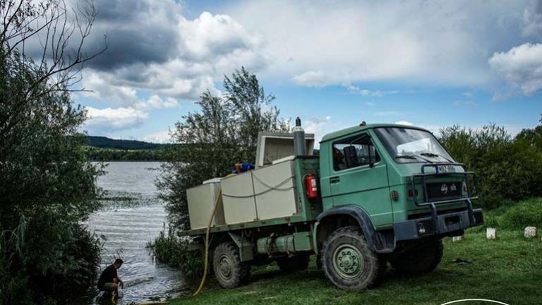 A Kis-Balatonnál telepítettek a halgazdálkodás szakemberei