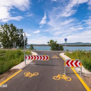 A Balaton és egy gyógyfürdő közelében vezető kerékpárút építésével kap lendületet Fonyód környéke