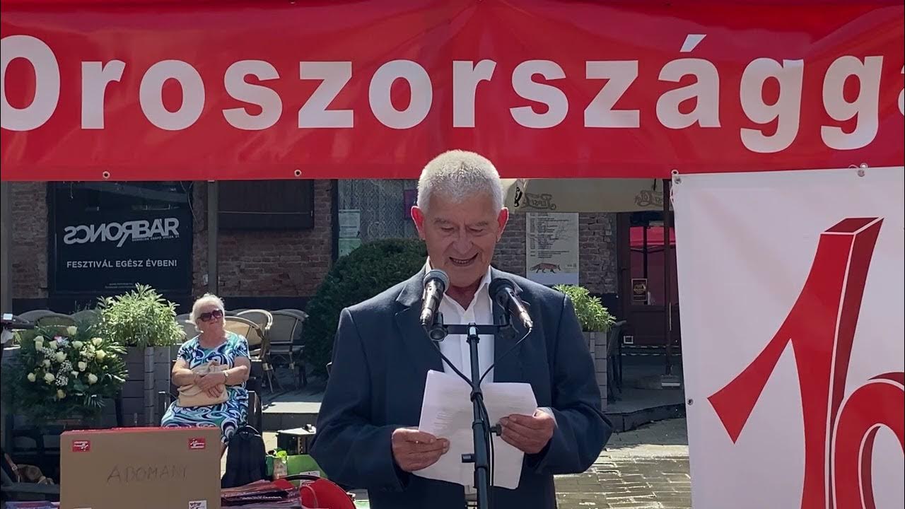 Augusztus 20: Simó Endre beszéde Debrecenben