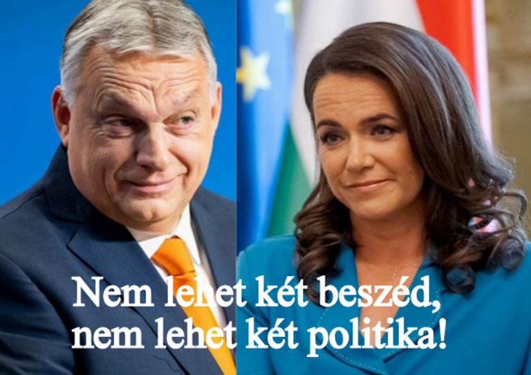 Nem lehet két beszéd, nem lehet két politika!