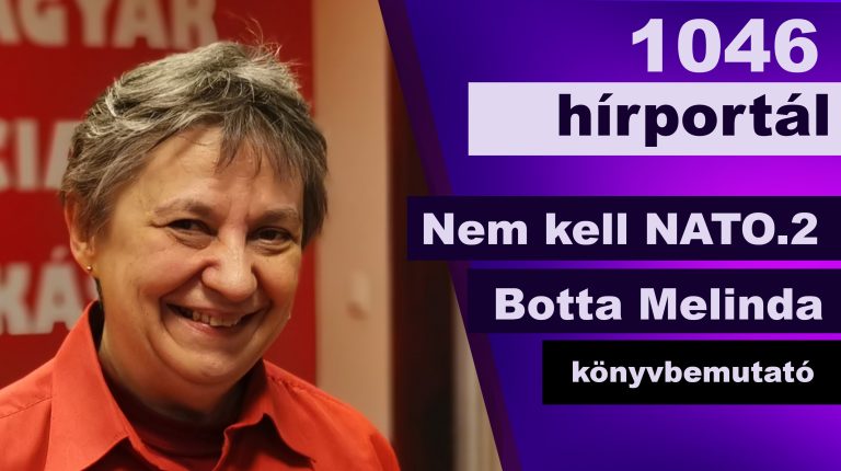 Botta Melinda: Nem kell NATO.2 könyvbemutató