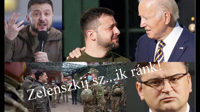 Zelenszkij sza…ik ránk!