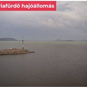 A Balaton vízállása 92 centi, a víz 14 fokos