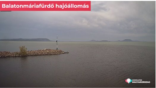 A Balaton vízállása 92 centi, a víz 14 fokos