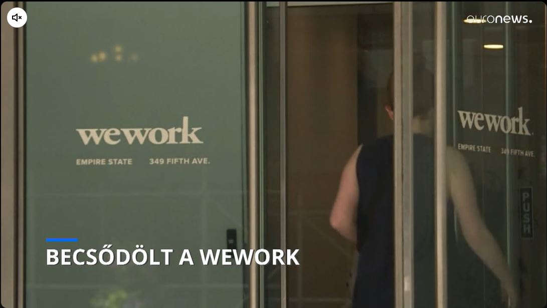 Becsődölt a WeWork