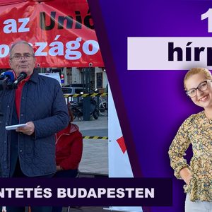 Újra a Nyugati téren: Béketüntetés Budapesten