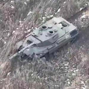 Videó mutatja az oroszok által elsőként megsemmisített ukrán Leopard 1A5-öt