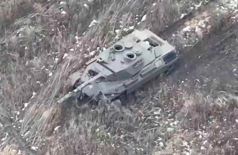 Videó mutatja az oroszok által elsőként megsemmisített ukrán Leopard 1A5-öt