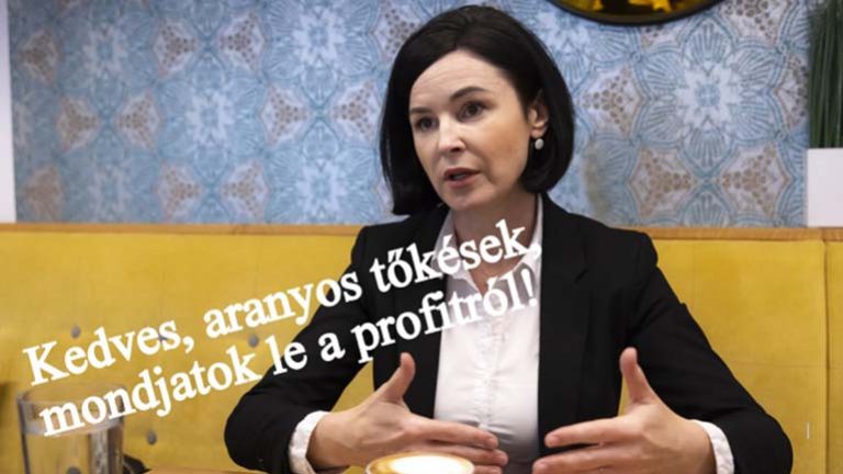 Kedves, aranyos tőkések, mondjatok le a profitról!