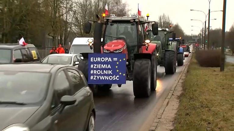 Határblokád a lengyel-ukrán határ mindkét oldalán