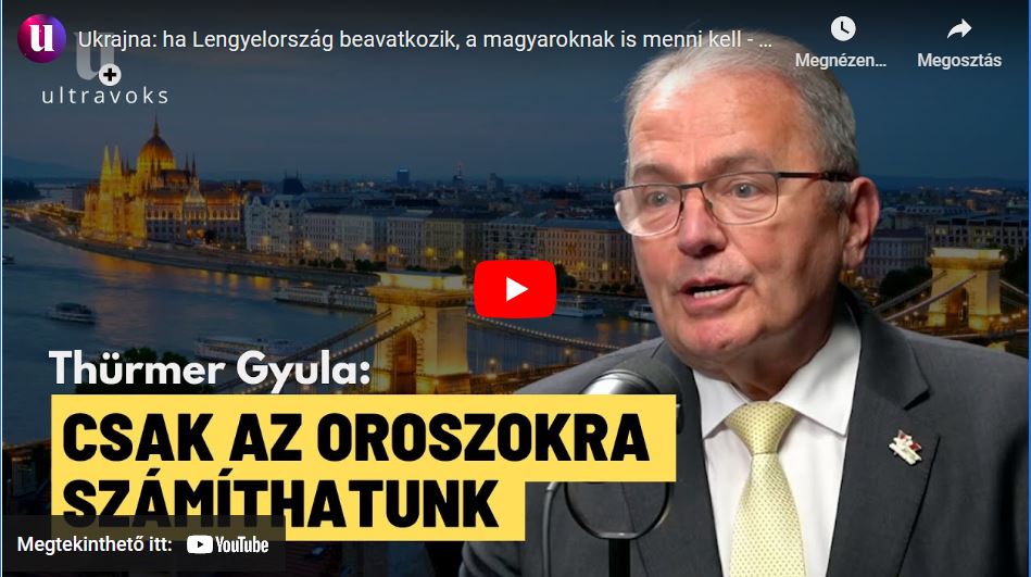 Ukrajna: ha Lengyelország beavatkozik, a magyaroknak is menni kell - Thürmer Gyula