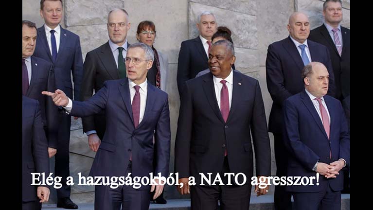 Elég a hazugságokból, a NATO agresszor!