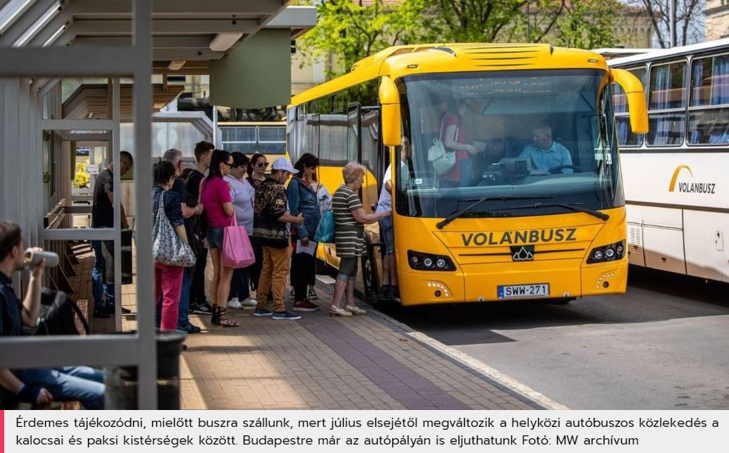 Autópályán mehetünk busszal Budapestre