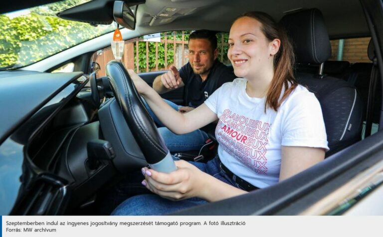 Így szerezhető meg az ingyenes jogosítvány