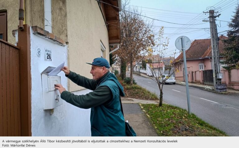 Tolna vármegye területén összesen mintegy 170 ezer darab küldeményt kézbesít a posta