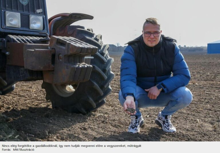 Nincs elég forgótőke a gazdálkodóknál, így nem tudják megvenni előre a vegyszereket, műtrágyát