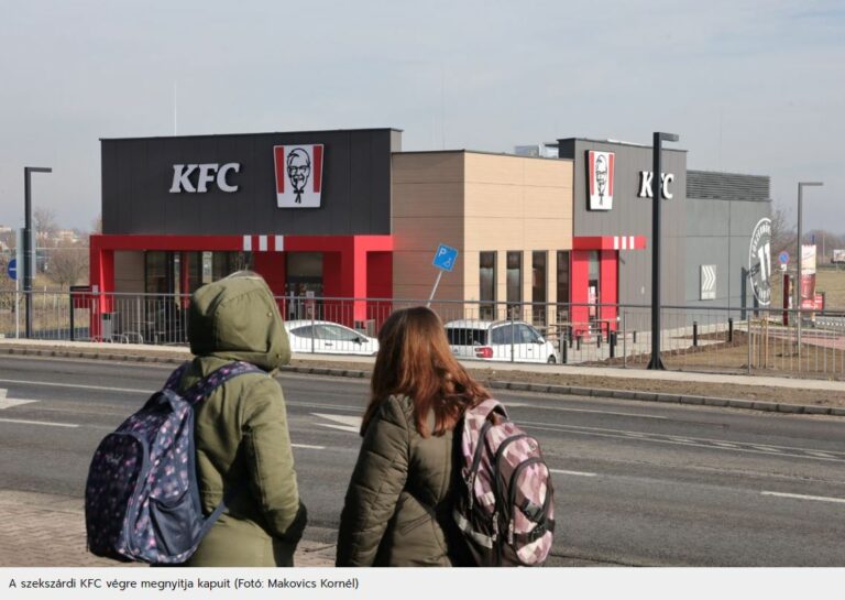 A szekszárdi KFC végre megnyitja kapuit