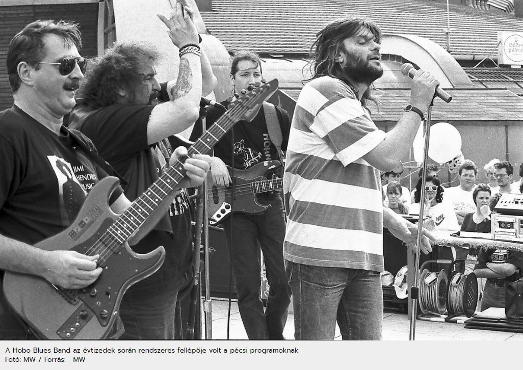 A Hobo Blues Band az évtizedek során rendszeres fellépője volt a pécsi programoknak