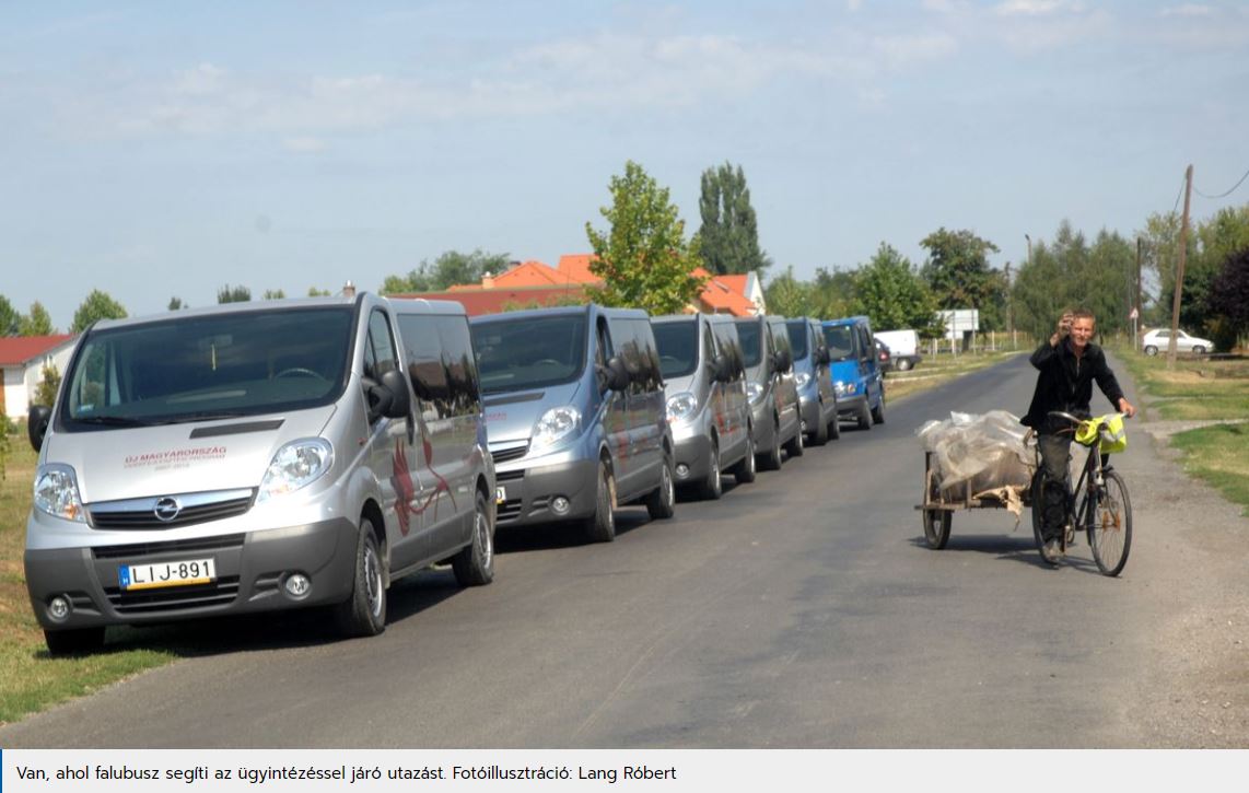 Van, ahol falubusz segíti az ügyintézéssel járó utazást.
