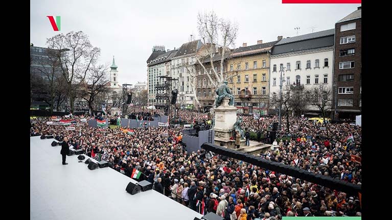 Orbán kiállt Magyarország függetlensége és szabadsága mellett
