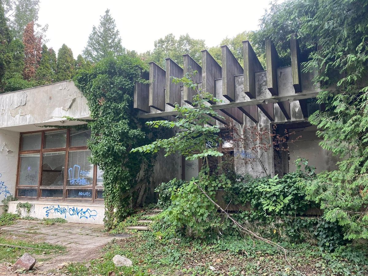 Pártüdülő volt a Balatonnál – ma már csak a romok emlékeztetnek Kádár János villájára Fotó: Vivien Kendl