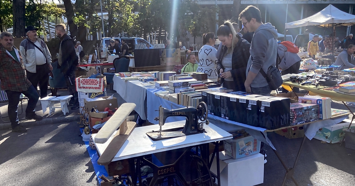 Vásár Debrecenben: