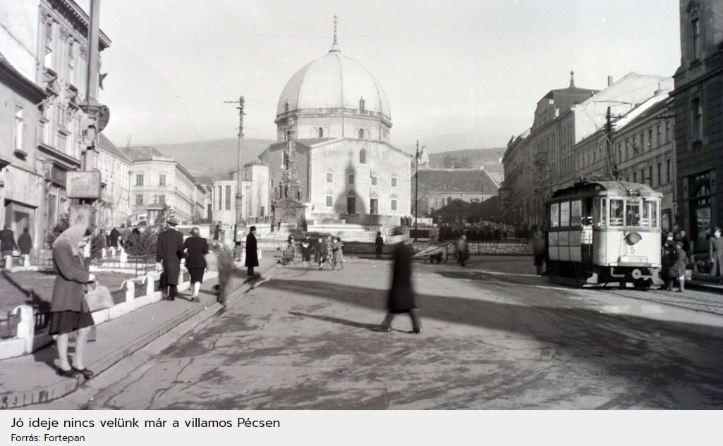 65 éve szűnt meg a villamos Pécsen