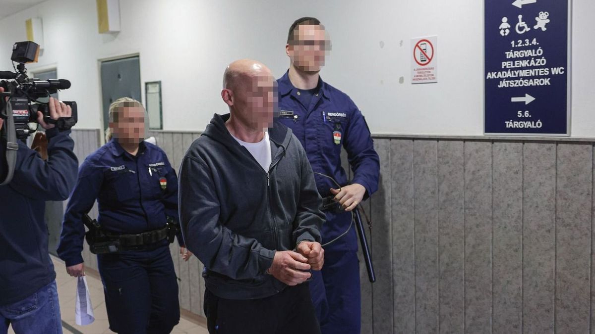 Élete végégi rácsok mögé kerülhet a K.Gábor, a tamási gyilkosság kegyetlen elkövetője Fotó: Mártonfai Dénes