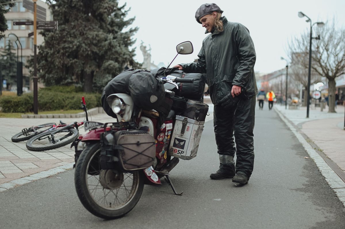 A hazai motoros élet egyik ismert márkája volt a cseh Jawa a második világháborút követő időszakban Fotó: Anadolu via AFP