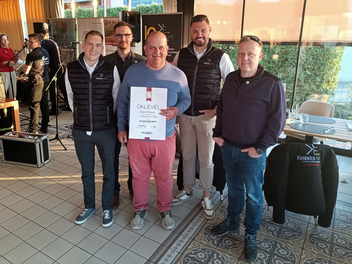 A Villány Média Bora címet az Agancsos Pincészet nyerte el idén Fotó: MW