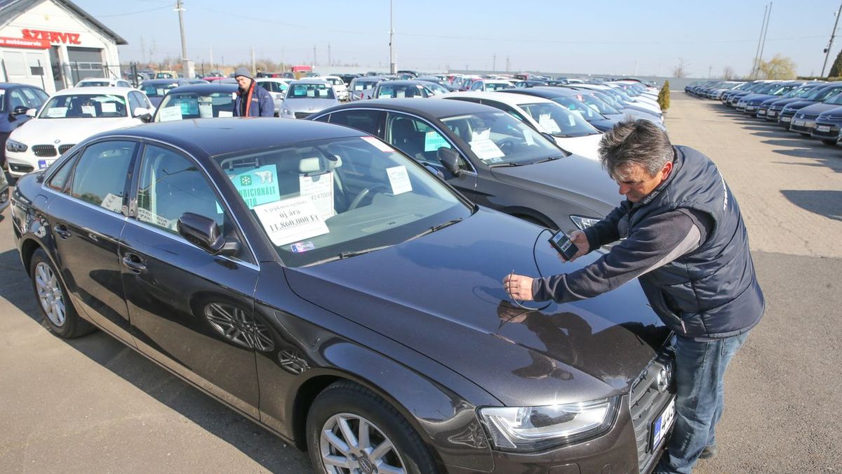 Egy-egy óriási fogás sem biztos, hogy elegendő a használtautó-piac teljes megtisztításához Fotó: Löffler Péter / Forrás: MW