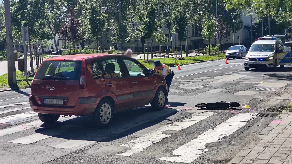 Nemrégiben Szekszárdon ütöttek el egy e-rollerest. Fotó: Makovics Kornél