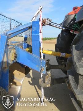 Ez a gép munkagép okozta a balesetet Fotó: Magyarország Ügyészsége