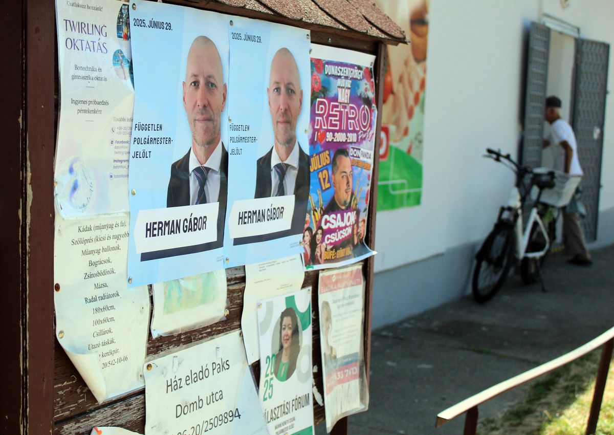 Öten indulnak a polgármesteri tisztségért Dunaszentgyörgyön Fotó: Molnár Gyula