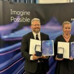 A díjazott pécsi pedagógusok. Forrás: Ciszterci Rend Nagy Lajos Gimnázium