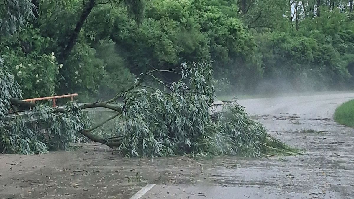 Lecsapott a jég Bábonymegyerre. Olvasónk küldte.