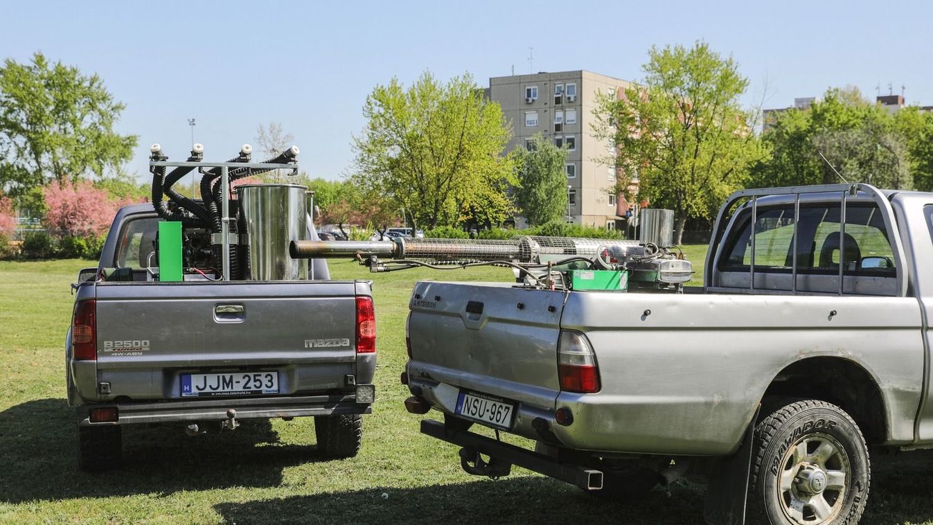 Földi úton irtják a szúnyogokat Baranyában. Forrás: MW Fotó: Csapó Balázs