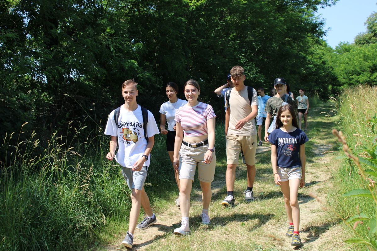 A Mozsgó múltjából tanösvényen keltek útra Forrás: Puskásné Horváth Éva