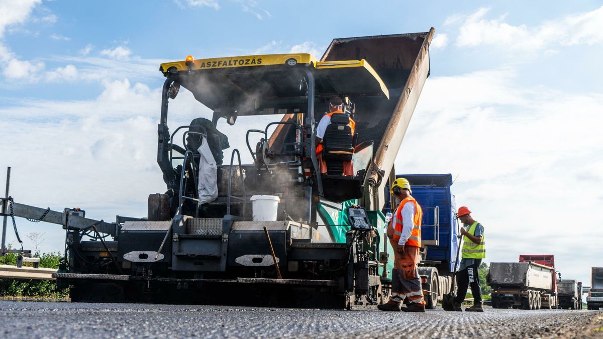 M3-as bővítése jelenleg is több szakaszon zajlik Forrás: mkif.hu