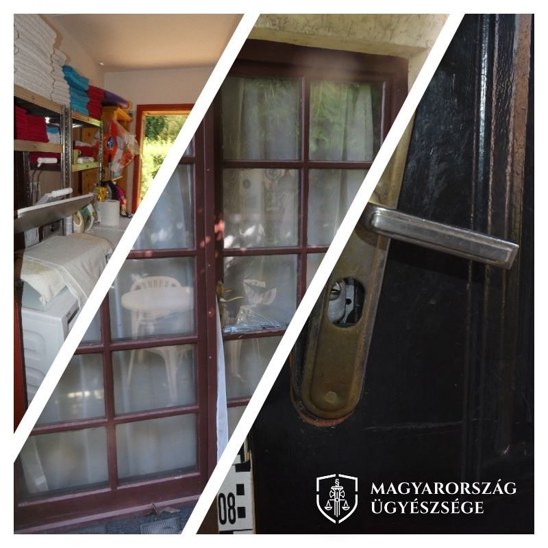A betörő tíz helyen is járt Fotó: Magyarország Ügyészsége